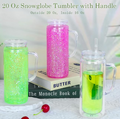 SNOW GLOBE 20OZ TUMBLER