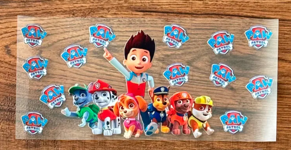 Paw Patrol tumbler wrap